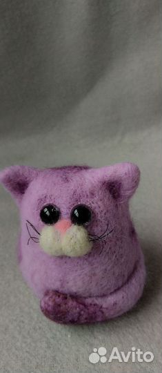 Кот валяный ручная работа