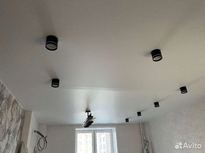 Светильник встраиваемый потолочный черный