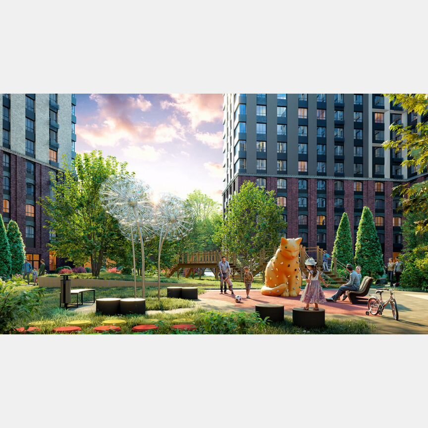 4-к. квартира, 87,5 м², 12/20 эт.