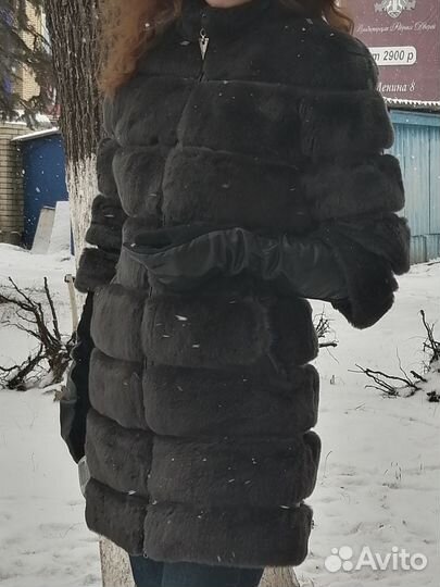 Шуба кролик