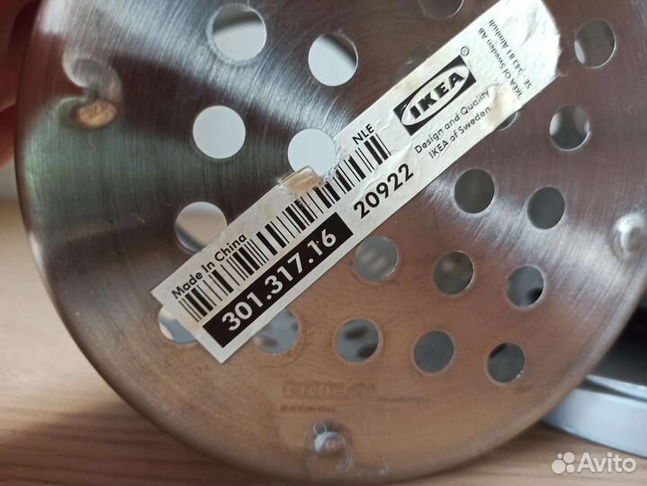 Банки с крышкой икеа Ordning IKEA нержавейка