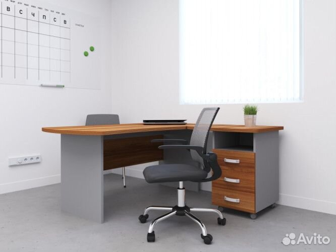 Рабочий стол Дэфо, угловой, бу