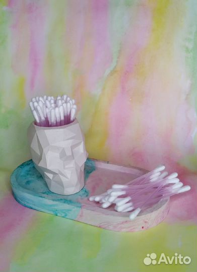 Кашпо, статуэтка Давид / Череп / Поднос / Шкатулка