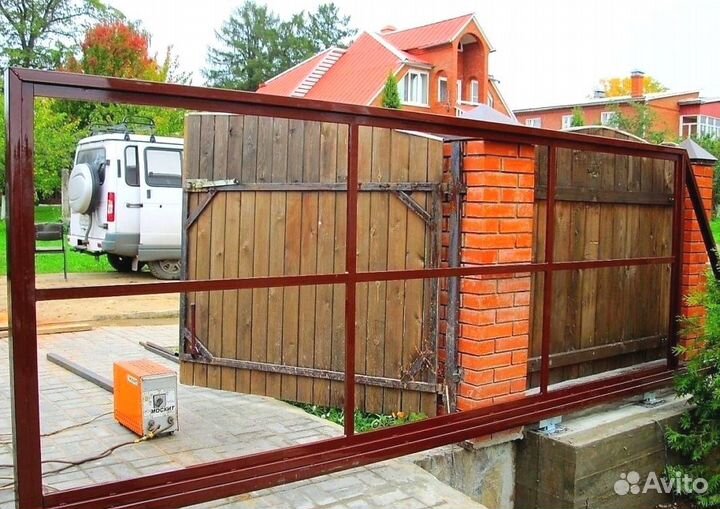 Каркас для откатных ворот