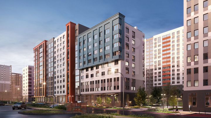 3-к. квартира, 91,8 м², 6/22 эт.