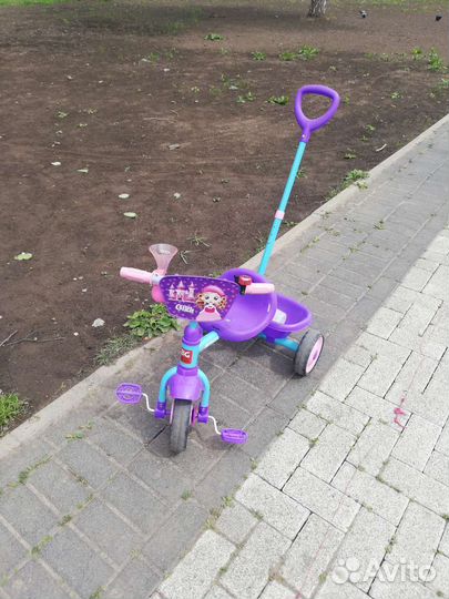 Детский трехколесный велосипед бу