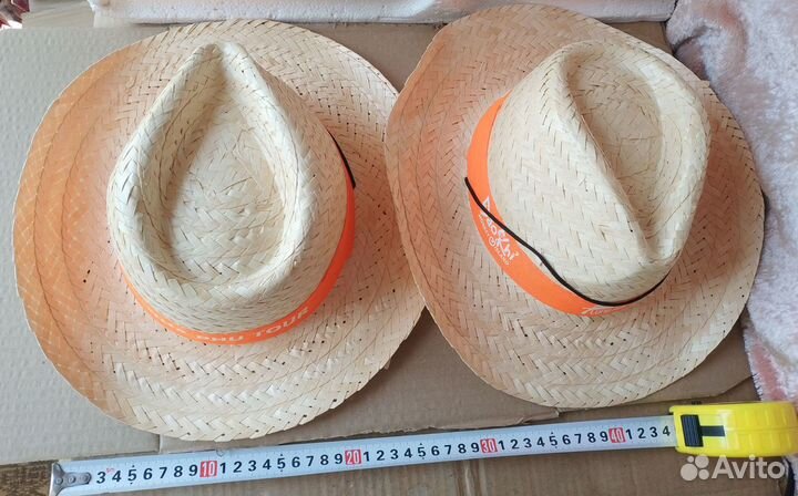 Шляпа соломенная летняя новая Вьетнам Dao Khi 30см