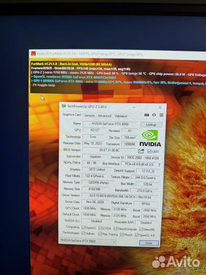 Видеокарта gigabyte rtx 4060