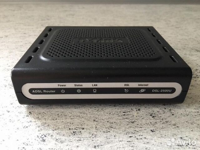 Wi-Fi роутер D-Link DSL-2500U