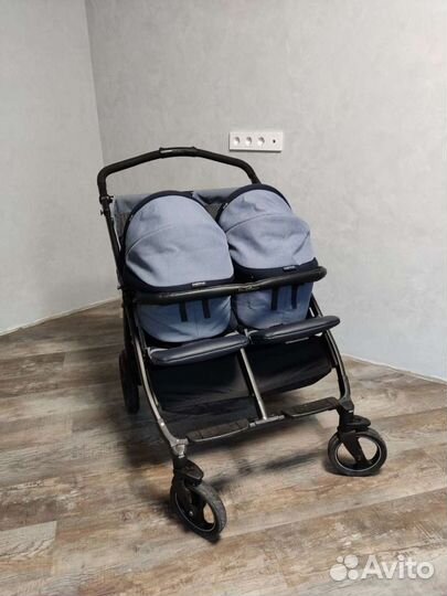 Коляска для двойни Peg-Perego Book for two 2в1