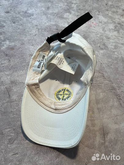 Stone Island Logo Cap White SS13