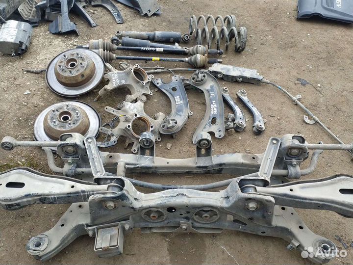 Задняя подвеска hyundai grand santa fe 2018 год 2