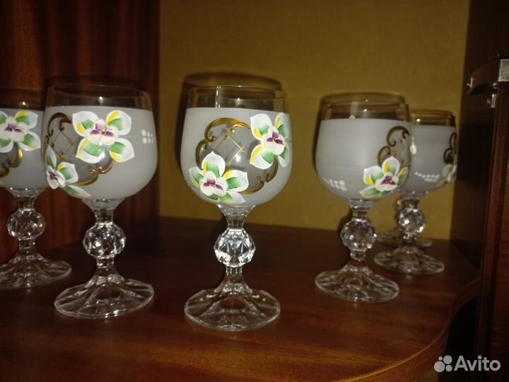 Фужеры богемия