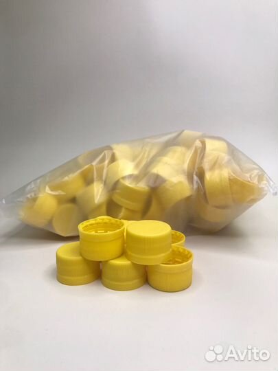Пробка пэт бутылки (100шт) крышка пластиковой тары