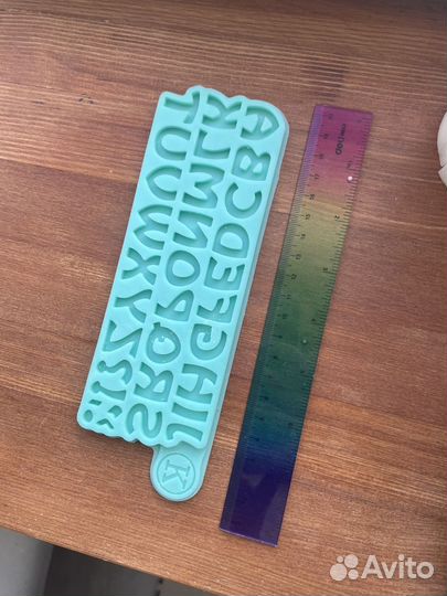 Силиконовый молд буквы