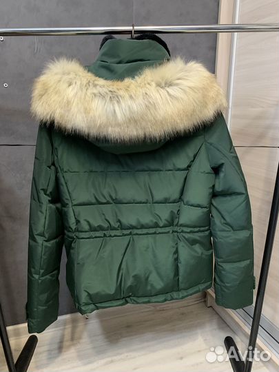 Zara куртка зимняя с капюшоном