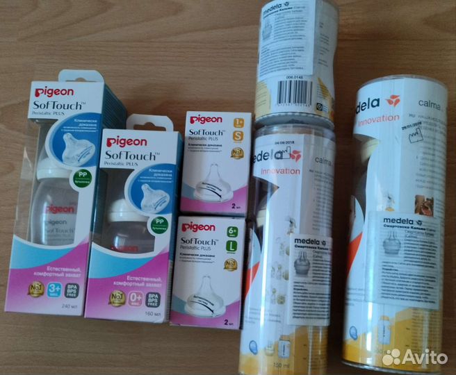Бутылочки avent medela pigeon lovi chicco browns