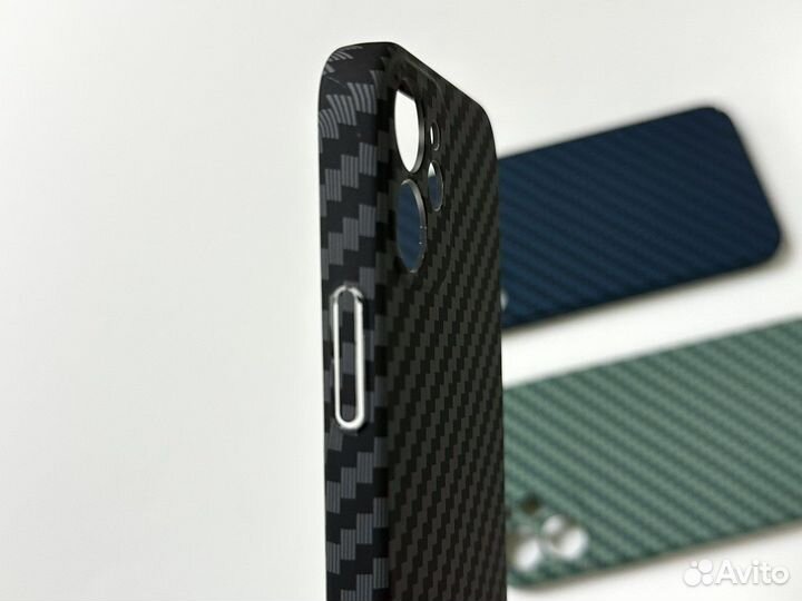 Чехол на iPhone 12 Mini под Карбон