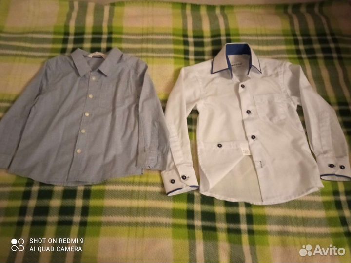 Джинсы и рубашки на мальчика