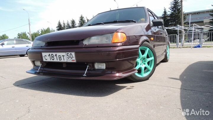 Нижняя губа на растяжках 2114 тюнинг