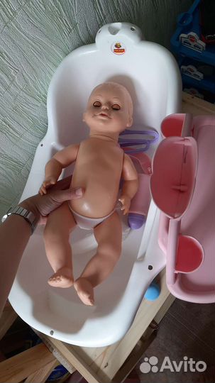 Кукольная ванночка для пупса 