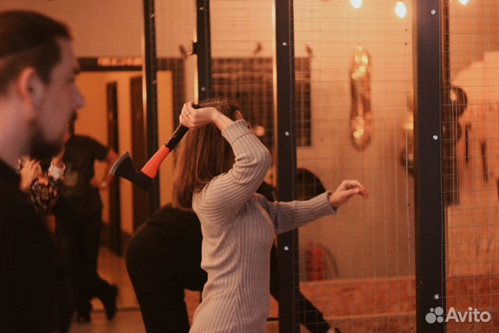 Метание топоров в Калининграде