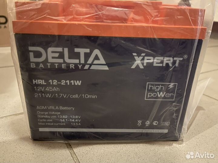 Аккумулятор Delta 12-45x,12-211
