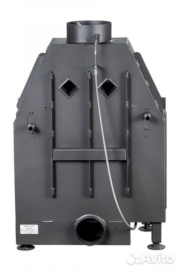 Камин Экокамин Альфа 700-150 B черный шамот Экокам