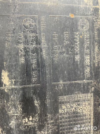 Защита днища кузова правая Bmw X5 E70 3.0 N52B30