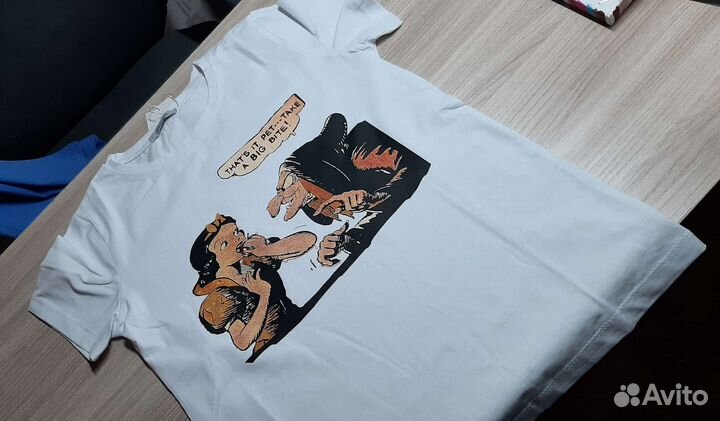 Печать DTF на одежде,футболках, шоппер опт розница