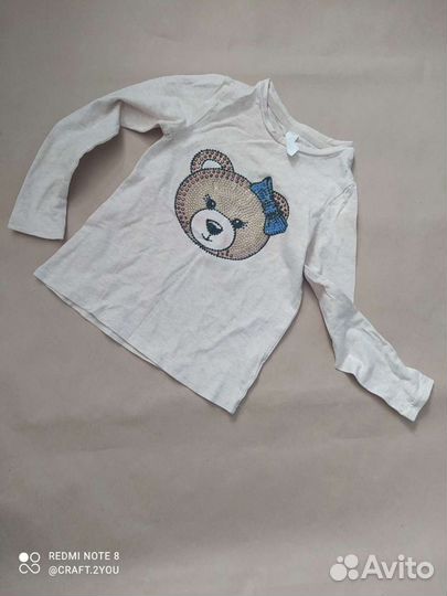 Вещи пакетом на девочку рост 116