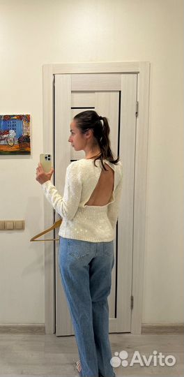 Невероятной красоты свитер размер M