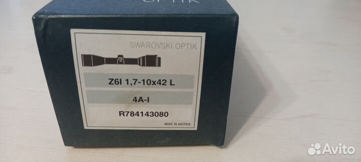 Оптический прицел Swarovski Z6i 1.7-10х42