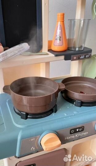 Новая детская кухня с паром и водой