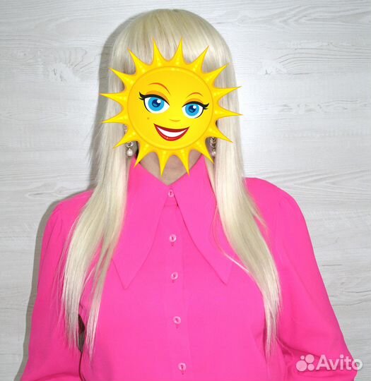 Парик женский, блонд, термоволокно