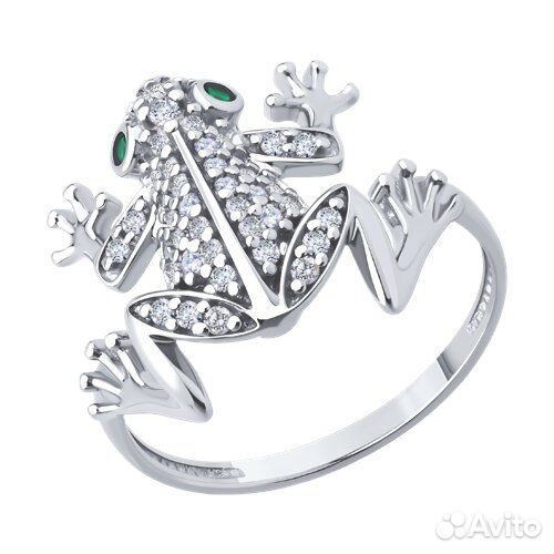 Кольцо sokolov из серебра, 94014423, р.16,5