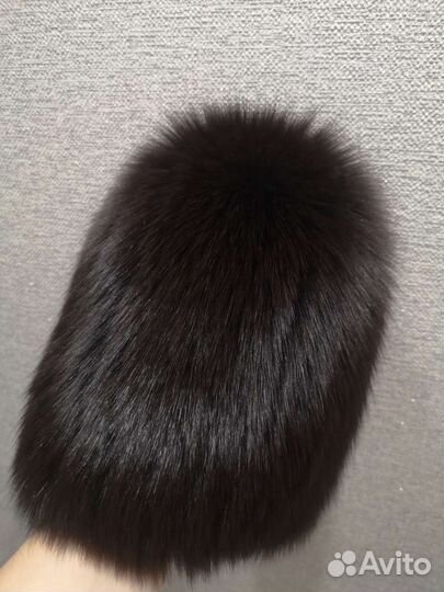 Шапка женская из меха лисы