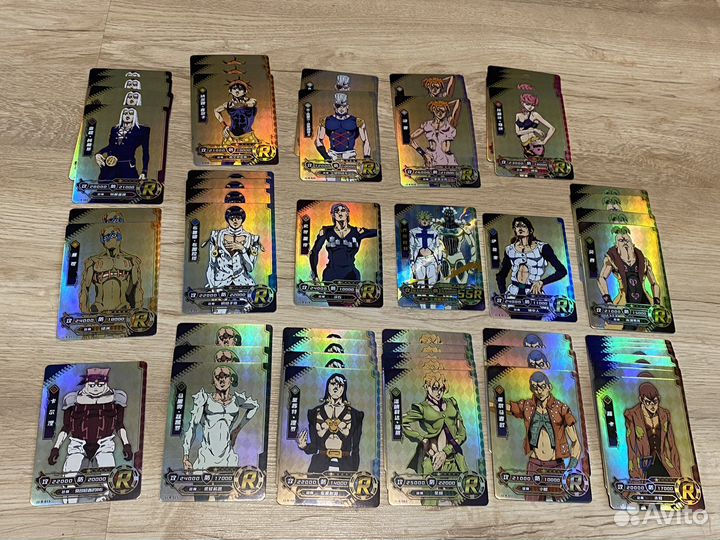 Карточки джоджо