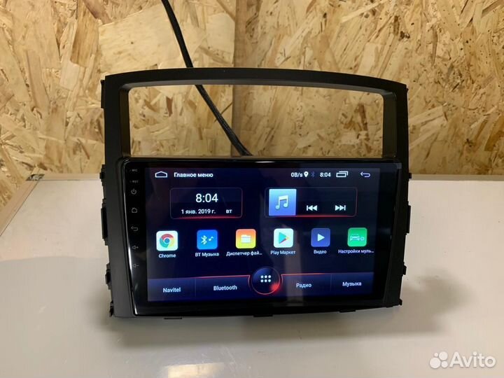 Штатная магнитола mitsubishi pajero