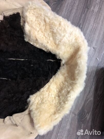 Тулуп из овчины армейский