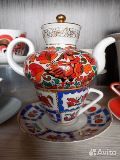 Лфз чашка чайник форма утро СССР