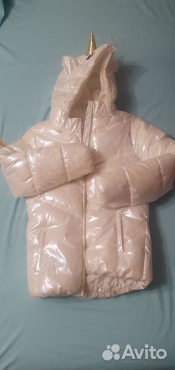 Куртка теплая р. 134, 8-9 лет