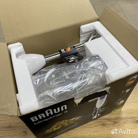 Погружной блендер Braun Multiquick 3 MQ3025