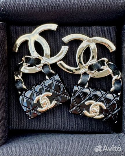 Серьги Chanel, оригинал