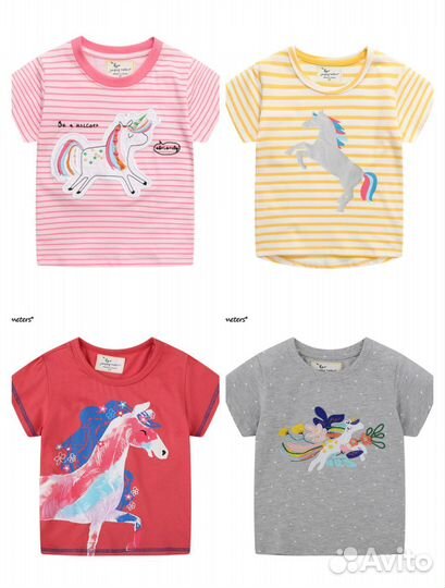 Футболки детские на мальчика и девочку