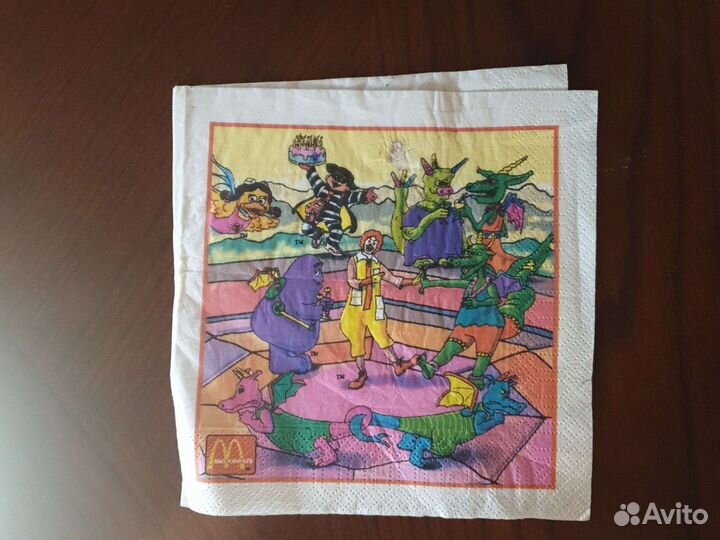 Салфетки бумажные McDonalds