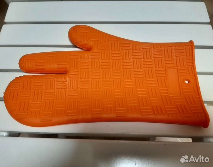 Силиконовая варежка прихватка для горячего