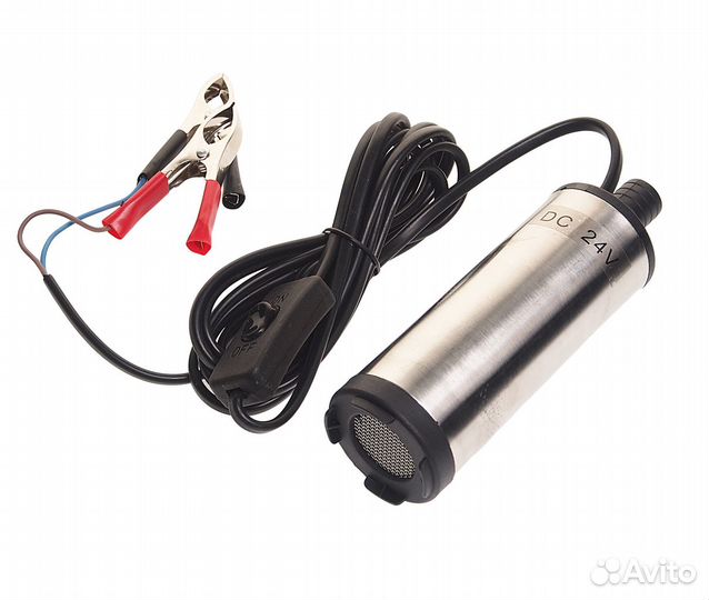 Насос для перекачки топлива 24V 30л/мин. d51мм 19м