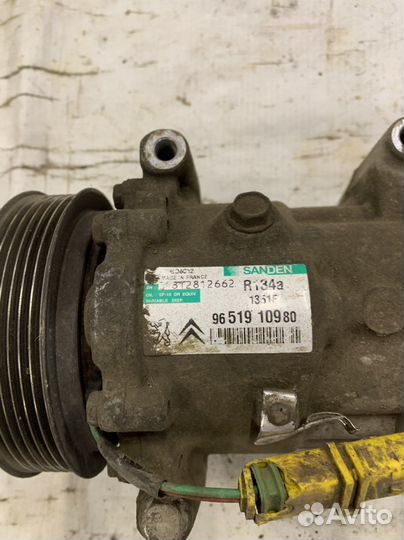 Компрессор кондиционера citroen c4 tu5jp4