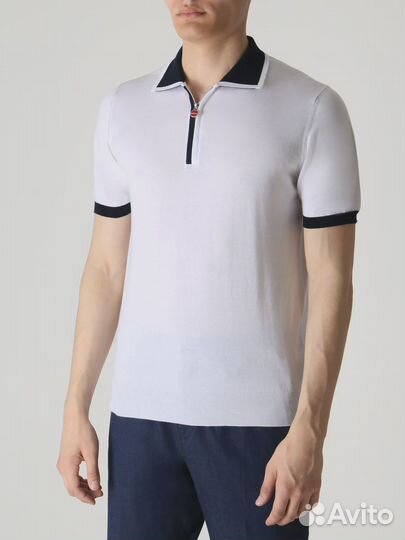 Поло хлопковое Kiton